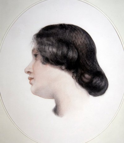 Mrs. Thoby Prinsep portréja, 1835 körül (színes kréták papíron) alkotó: George Frederic Watts