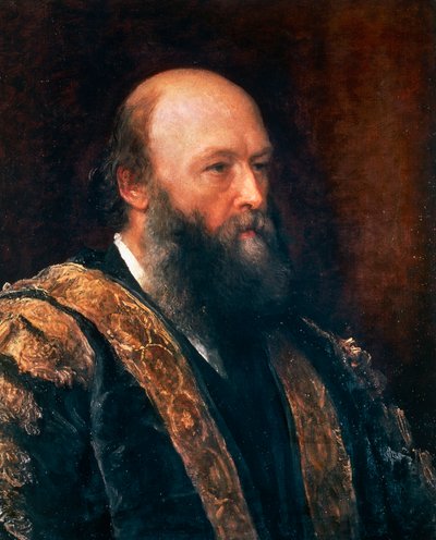 Robert Arthur Talbot Gascoyne-Cecil portréja, Salisbury harmadik márkija (Hatfield) alkotó: George Frederic Watts