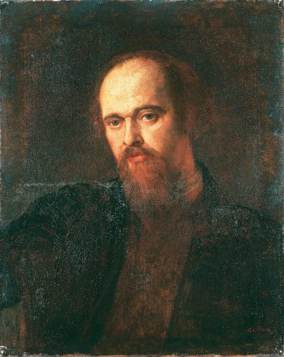 Dante Gabriel Rossetti festő portréja alkotó: George Frederic Watts
