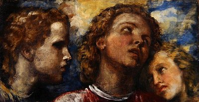 Három fej vázlata (olaj, vászon) alkotó: George Frederic Watts