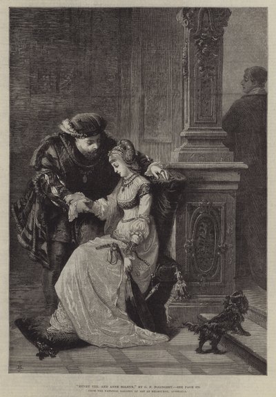 Henrik VIII és Boleyn Anne alkotó: George Frederick Folingsby