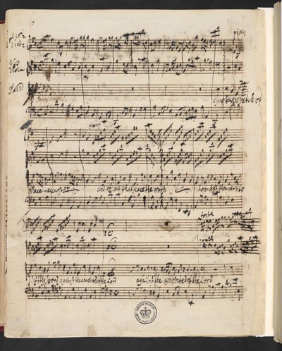 R.M.20.g.3, f.99v G.F. Händel: Saul (Charles Jennens oratóriuma) alkotó: George Frederick Handel