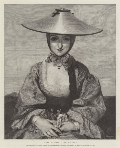 Mary Augusta, Lady Holland alkotó: George Frederick Watts