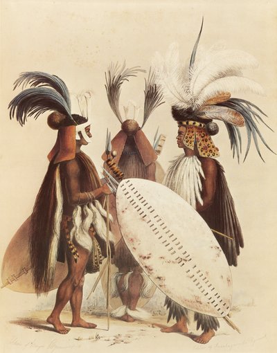 A zulu hadsereg alkotó: George French Angas