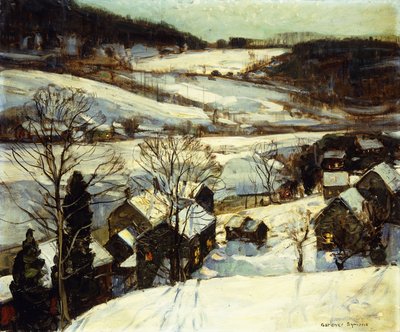 Téli szürkület alkotó: George Gardner Symons