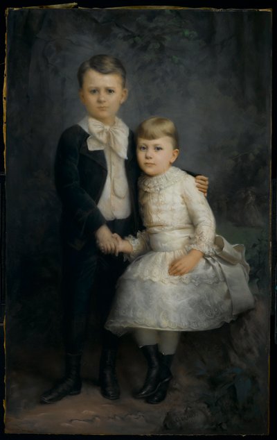 Két gyermek portréja, 1891 alkotó: George Gerhard