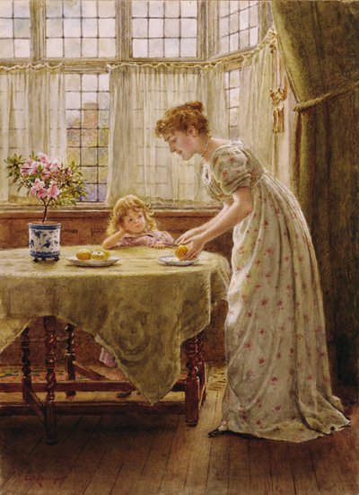 Délutáni csemege (wc papíron) alkotó: George Goodwin Kilburne