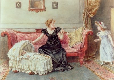 Csitt! alkotó: George Goodwin Kilburne