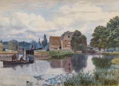 Hemingford malom, On the Ouse, Huntingdonshire alkotó: George Gordon Fraser