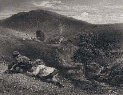 Az Auld Lang Syne illusztrációja, Robert Burns alkotó: George Harvey