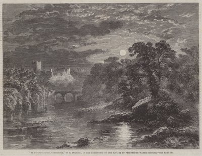 Richmond kastély, Yorkshire alkotó: George Haydock Dodgson
