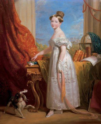 Viktória hercegnő portréja alkotó: George Hayter