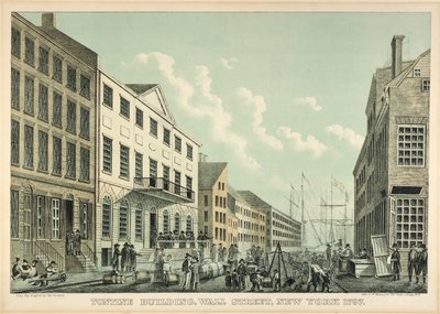 Tontine Building, Wall Street, New York, 1797 alkotó: George Hayward