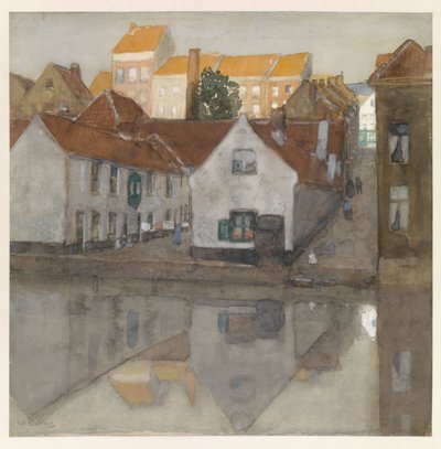 Nyomornegyed Gentben alkotó: George Hendrik Breitner (signed by artist)