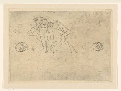 Tanulmány ülő nő alkotó: George Hendrik Breitner (signed by artist)