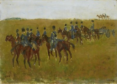 Tüzérség manőveren alkotó: George Hendrik Breitner