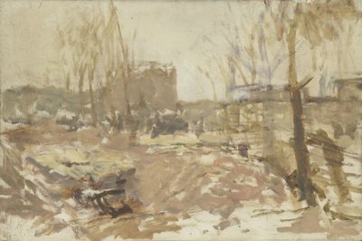 Építési telek a De Clercqstraat-nál alkotó: George Hendrik Breitner