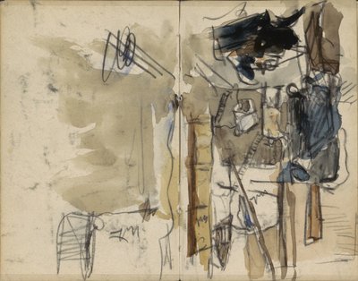Kilátás a Kalverstraatra Amszterdamban, a Gerzon áruház közelében alkotó: George Hendrik Breitner