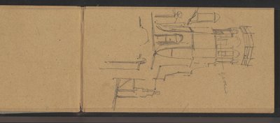 Ansicht des Turms des Landguts Torenzicht in Poeldijk alkotó: George Hendrik Breitner