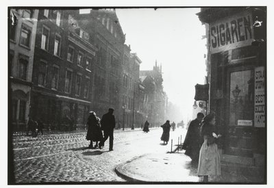Utcakép Rotterdamban alkotó: George Hendrik Breitner