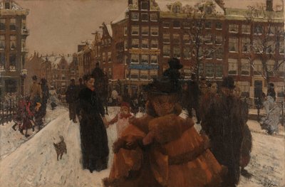 A Singel-híd az amszterdami Paleisstraat-nál A Singel hídja a Paleisstraaton, Amszterdamban alkotó: George Hendrik Breitner