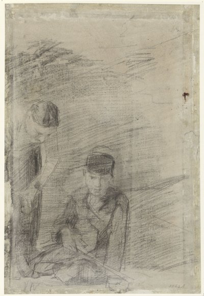 Két fiú játszik alkotó: George Hendrik Breitner