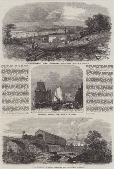 A polgárháború Amerikában alkotó: George Henry Andrews