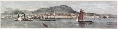 Kilátás Montreal városára, Kelet-Kanada alkotó: George Henry Andrews