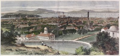 Kilátás Montreal városára, Kelet-Kanada alkotó: George Henry Andrews