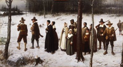 Zarándokok templomba mennek, 1867 alkotó: George Henry Boughton
