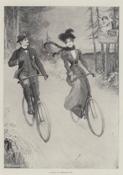 A Spin a Szent Valentin-napon alkotó: George Henry Edwards
