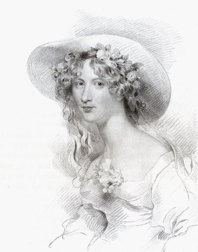 Anna Maria Porter, Thomas Woolnoth (1785-1857) metszete a National Portrait Gallery V. kötetéből, 1835 körül megjelent alkotó: George Henry Harlow
