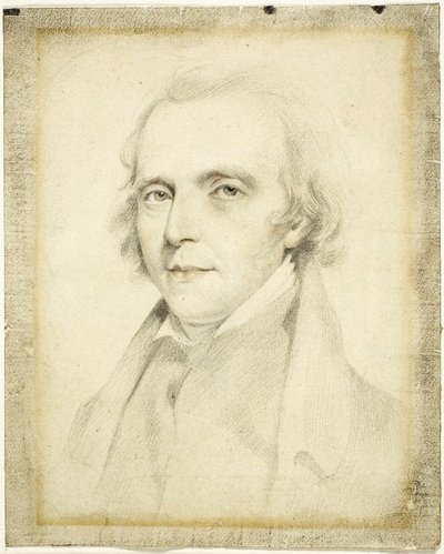 John Flaxman portréja, R.A. alkotó: George Henry Harlow