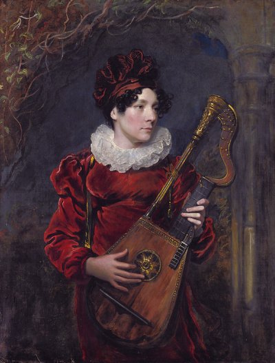 Kitty Stephens, Essex későbbi grófnőjének portréja (1794 - 1882) alkotó: George Henry Harlow