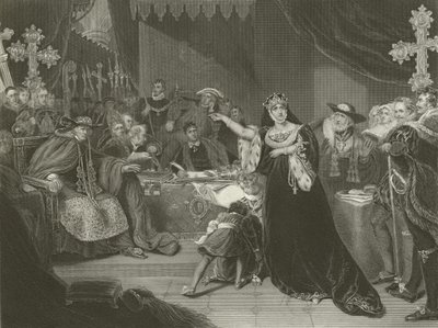 Aragóniai Katalin pere, 1529 alkotó: George Henry Harlow