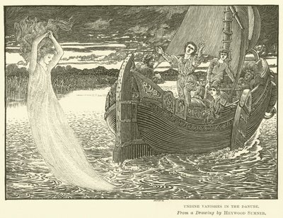 Undine eltűnik a Dunában alkotó: George Heywood Maunoir Sumner
