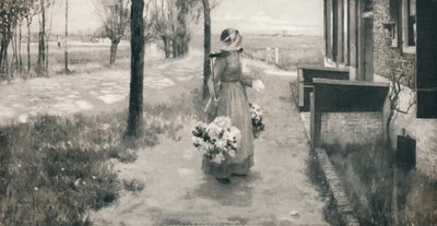 Viráglány Hollandiában, 1887, 1912 alkotó: George Hitchcock