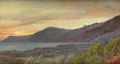Kilátás Bordigheráról, 1882 alkotó: George Howard
