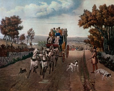 Színpadi edző, 1827 1927. alkotó: George Hunt