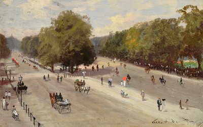 Rotten Row, Hyde Park Corner alkotó: George Hyde Pownall