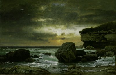 Egy tengerészgyalogos, c. 187475. alkotó: George Inness