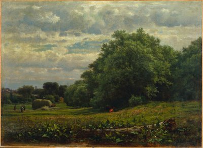 Betakarítás ideje, 1864. alkotó: George Inness