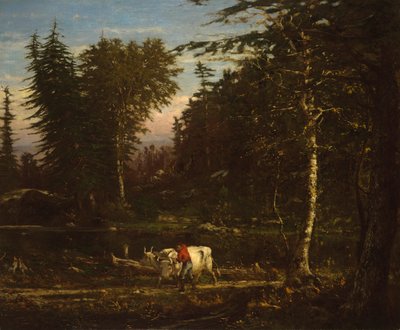 Az Adirondackokban alkotó: George Inness