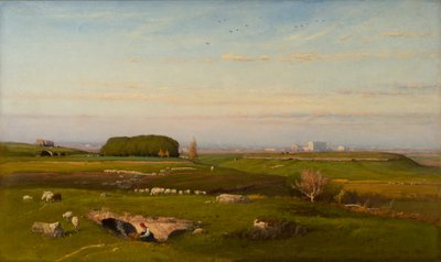 A római Campagna területén alkotó: George Inness