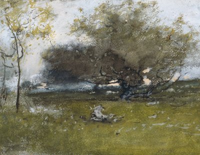 Régi almafák  alkotó: George Inness
