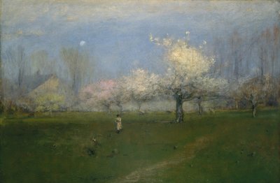 Spring Blossoms, Montclair, New Jersey, kb. 1891. alkotó: George Inness