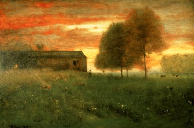 Naplemente, Montclair, 1892 alkotó: George Inness