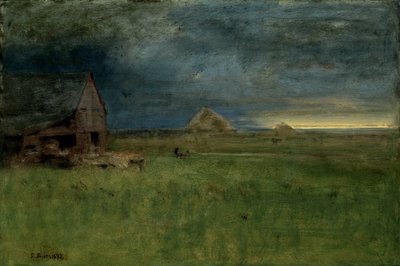 A magányos farm, Nantucket alkotó: George Inness