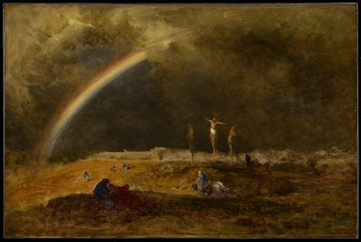 A győzelem a Kálvárián alkotó: George Inness