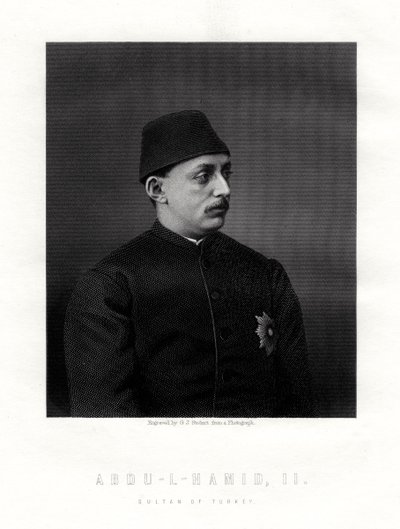 II. Abd-ul-Hamid, az Oszmán Birodalom utolsó szultánja, XIX. alkotó: George J. Stodart